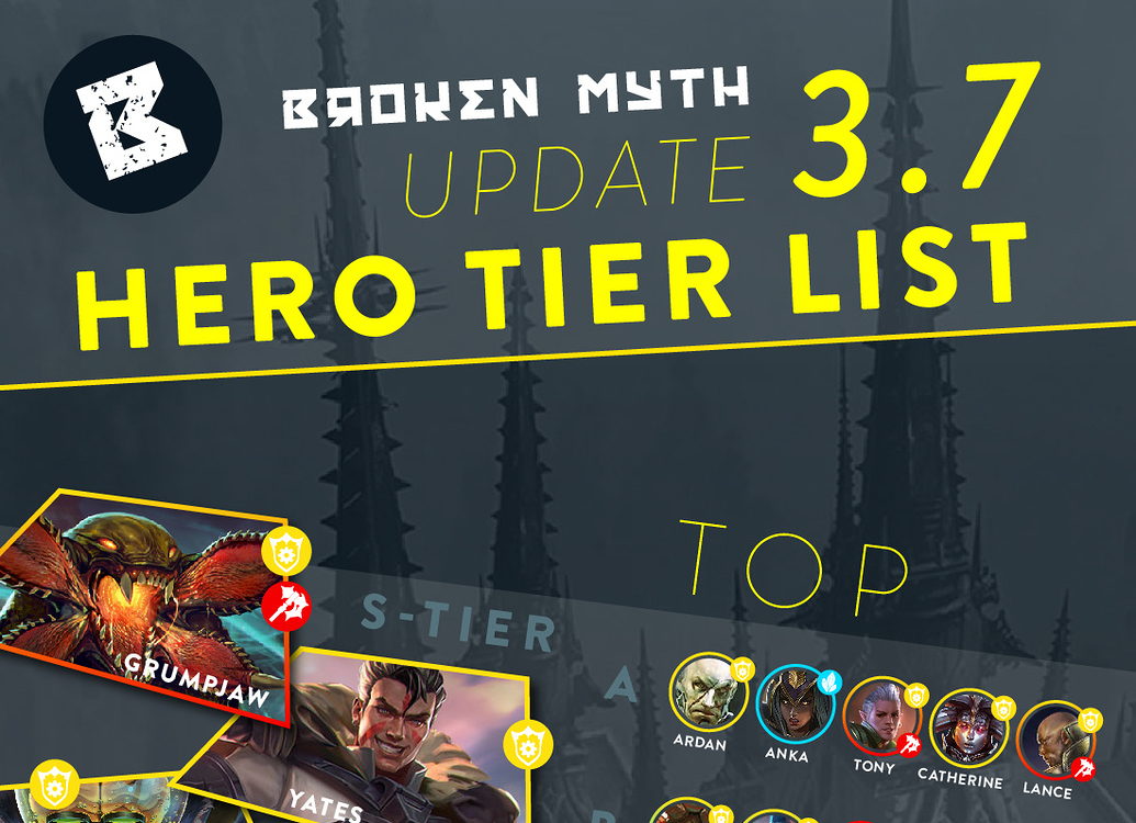 Vainglory Hero Tier List - BrokenMyth [ Patch 3.7 ] - Text Resources - VG Community Forums